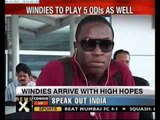 West Indies team arrives in India for Tests, ODIs