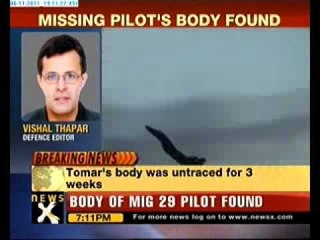 Body of MiG-29 pilot found