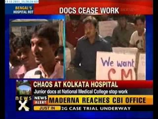 Chaos at Kolkata hospital, junior doctors suspend work