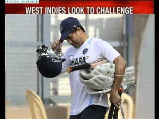 India set to take on WI, Sachin eyes 100th ton