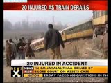 Train derails in south Kashmir; 20 injured