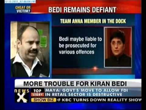 FIR filed against Kiran Bedi for misusing NGO funds