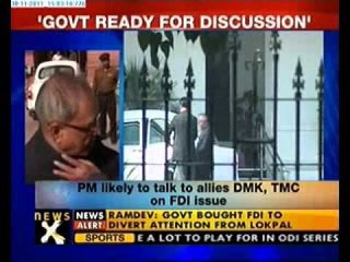 Govt ready for discussion on FDI: Pranab Mukherjee