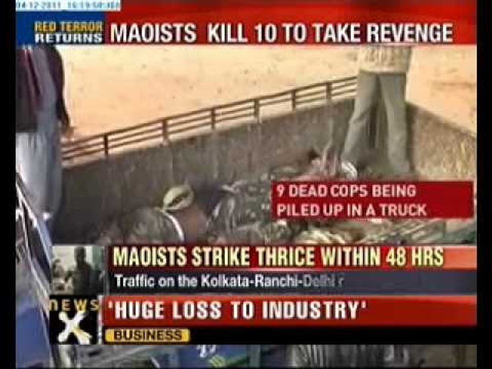 Maoists strike thrice within 48 hours in Jharkhand