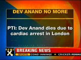Bollywood actor Dev Anand passes away