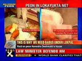 Lokayukta raids peon's house, seize assets worth 4.5 cr