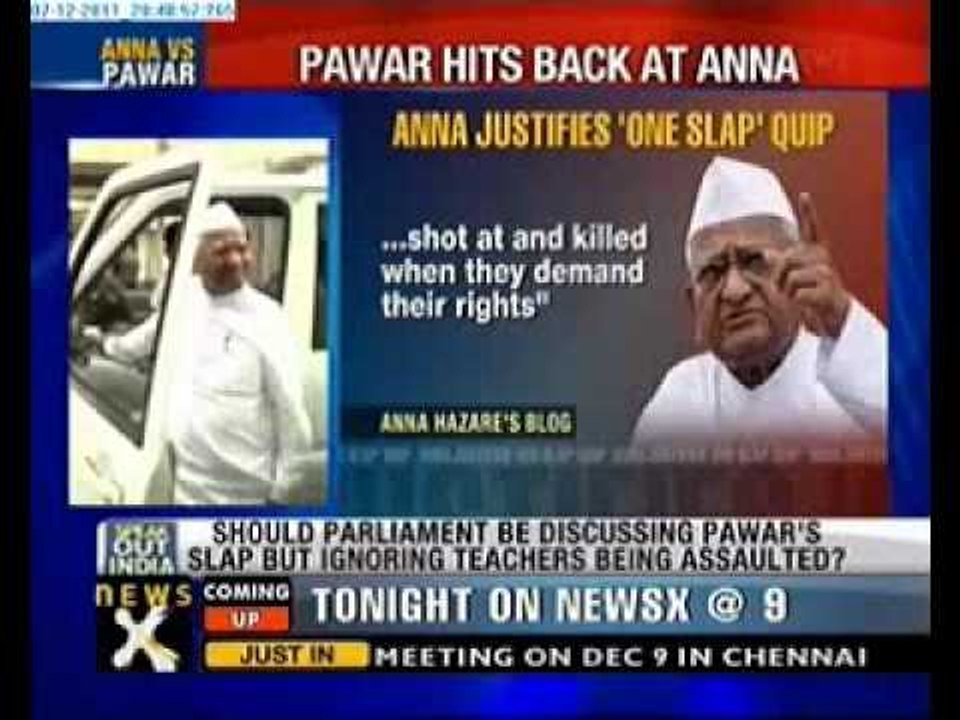 Speak Out India: Anna Hazare justifies attack on Sharad Pawar - II