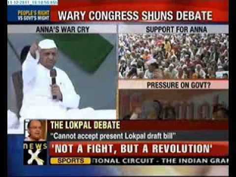 Lokpal Bill: Anna speaks at Jantar Mantar