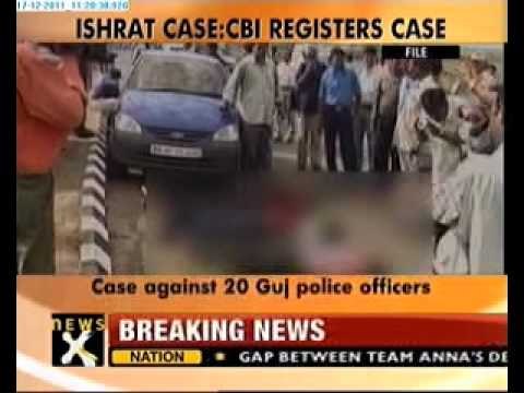 Ishrat Jahan case: CBI files FIR against 20 Gujarat cops