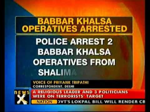 Two suspected Babbar Khalsa terrorists arrested