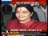 Govt's Lokpal draft is against Constitution: Sushma Swaraj