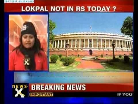 Lokpal Bill unlikely to be tabled in Rajya Sabha today