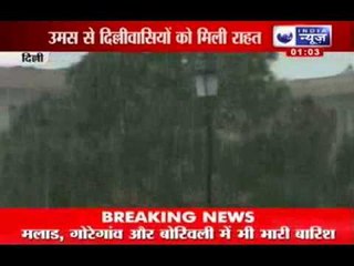 India News: Rain delights Delhi-NCR region