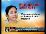 Lokpal in Rajya sabha TMC refuses to accept bill in current form