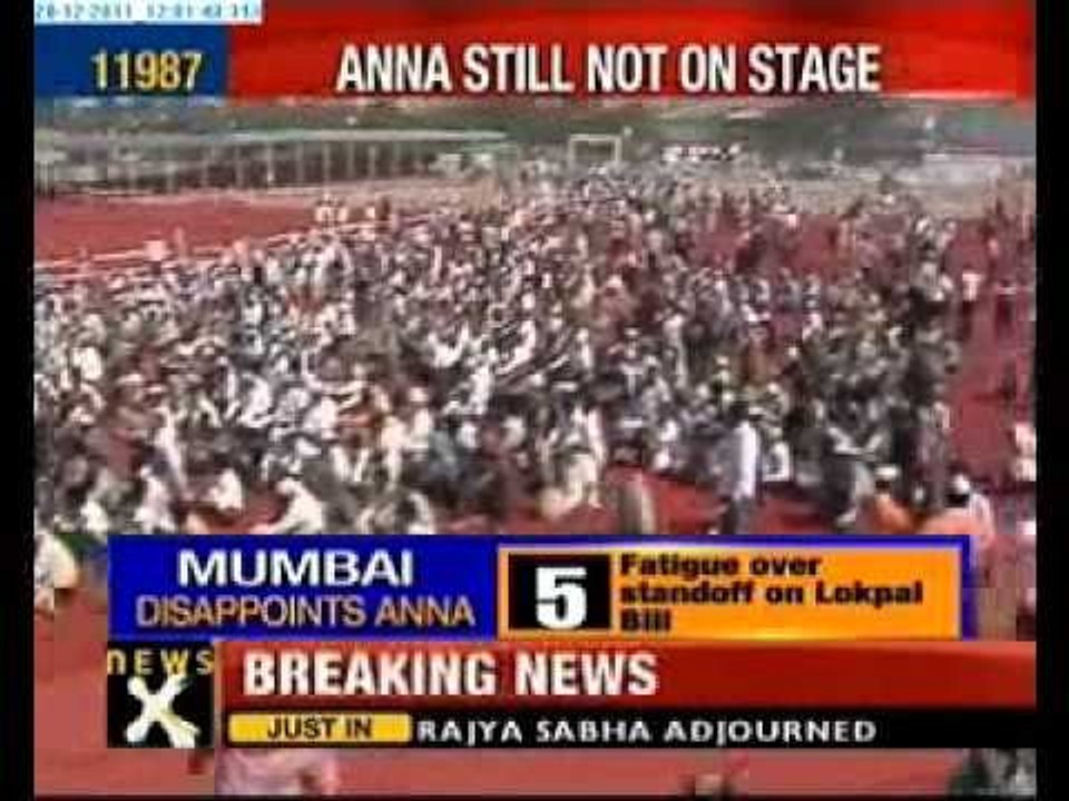 Anna fails to draw crowd at MMRDA