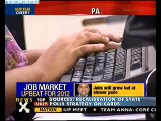 Economists predict 5 lakh new jobs in 2012