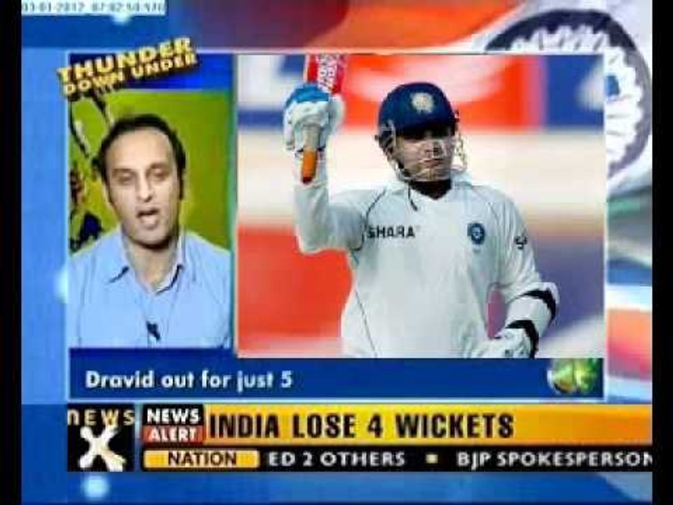 Australia strikes early against India