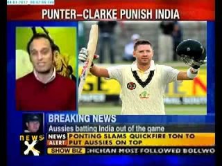 SCG Test: Ponting, Clarke ton sinks India