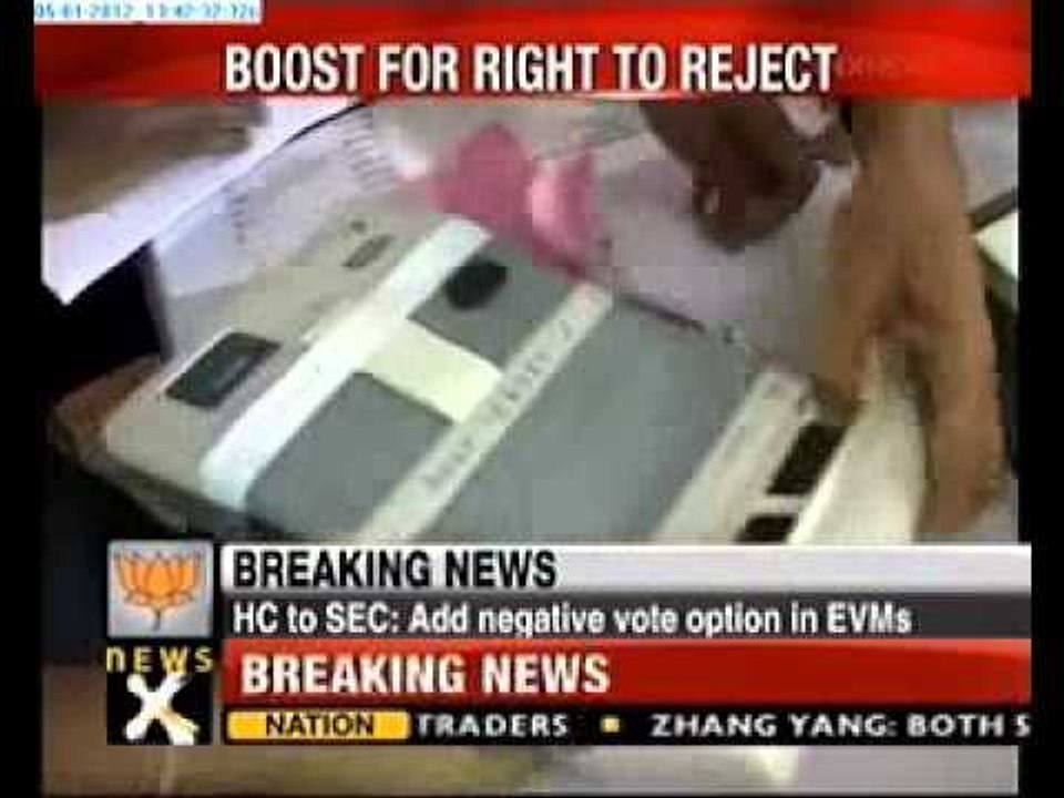 Include Right to Reject in Elections Bombay HC