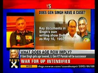 Age row purely personal issue Army chief
