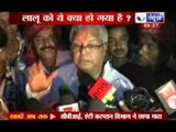 Lalu Prasad Yadav visits ashram in Mirzapur
