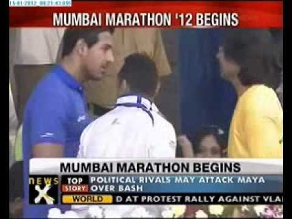 Mumbai Marathon begins