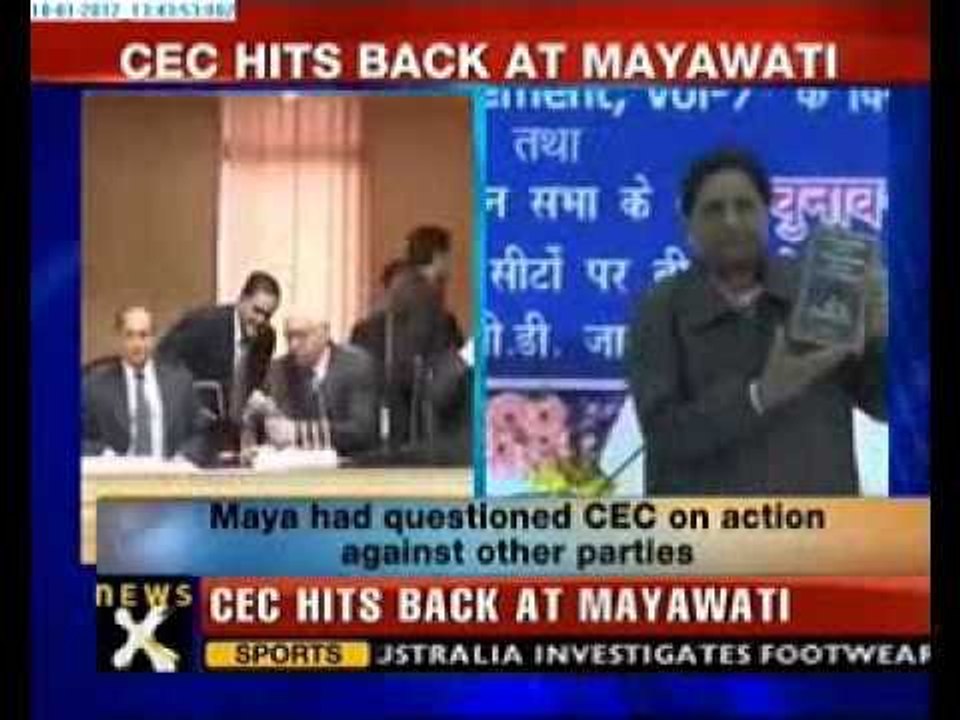 Mayawati should think before making comments:  CEC
