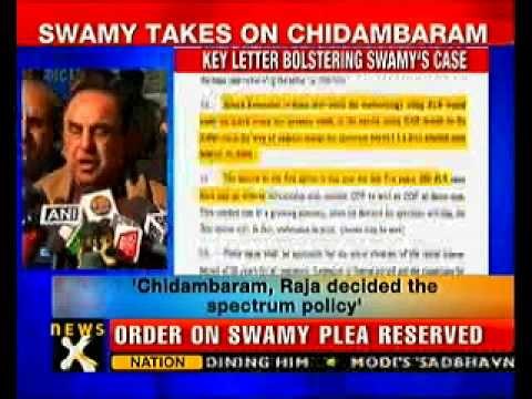 2G scam: Chidambaram bigger culprit than Raja, says Swamy