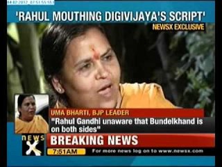 Uma hits back at Rahul on outsider issue-NewsX