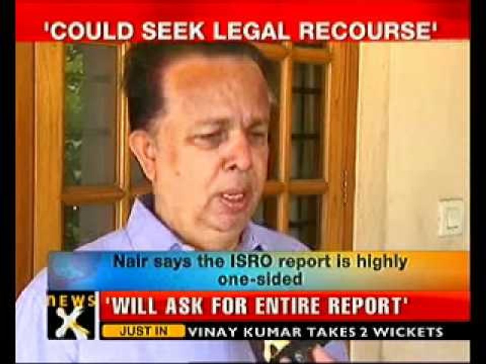 NewsX Exclusive: Nair says ISRO report is one sided- NewsX