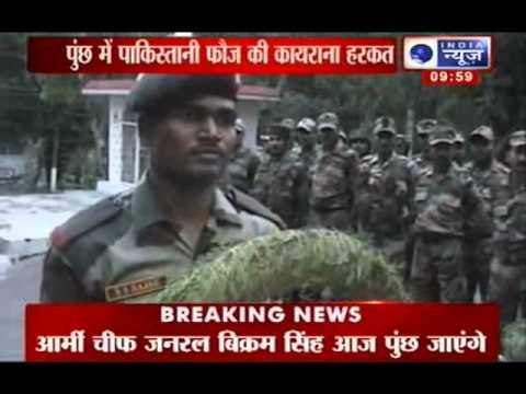 India News : Army Chief pays tribute to 5 martyrs in J&K