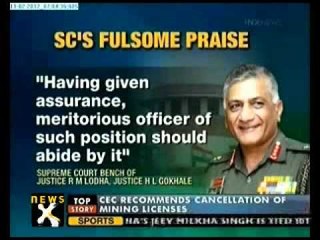 Age row: Gen VK Singh withdraws plea, likely to resign-NewsX