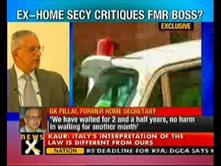Govt should have consulted states on NCTC: G K Pillai-Newsx