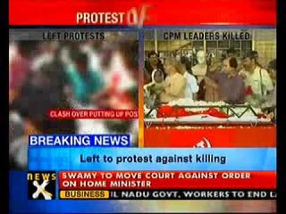 CPM leader killed in WB; Left protests- NewsX