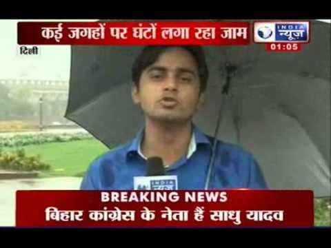 India News: Heavy rains lash Delhi and NCR, waterlogging hits traffic