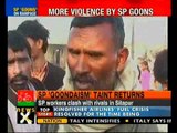 SP workers indulge in another act of violence in Sitapur-NewsX