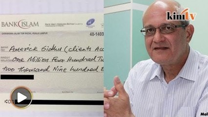 Peguam sahkan cek RM1.4j sudah jelas