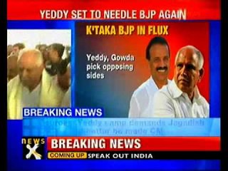 Yeddyurappa puts up proxy candidate for CM post-NewsX