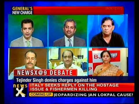 NewsX@9: Fresh row over Army chief's bribe remarks - NewsX