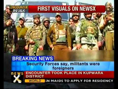 First visuals on NewsX: 5 LeT militants killed in J&K - NewsX