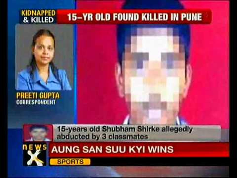 15-yr-old Pune boy killed by classmates for Rs 50,000 - NewsX