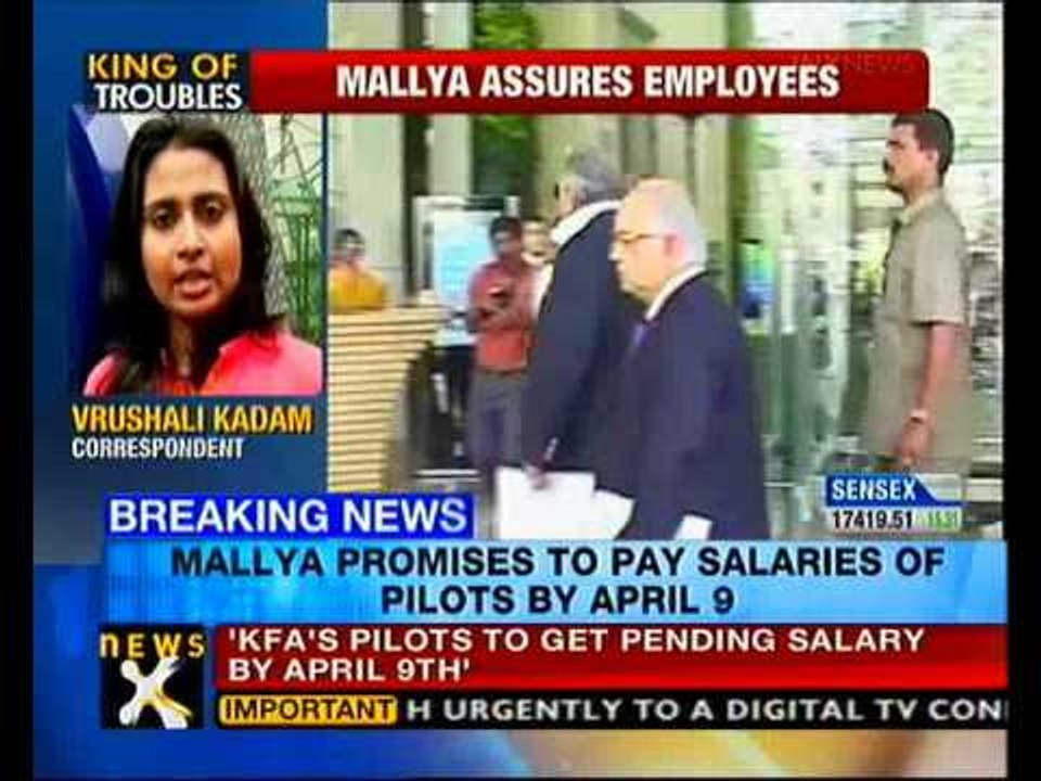 Mallya writes to Kingfisher employees, promises salary by April 10 - NewsX