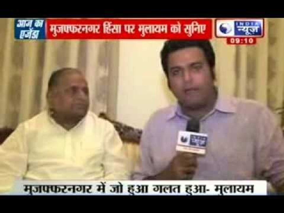 India News Exclusive: Mulayam Singh on Muzaffarnagar riots
