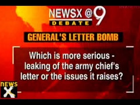 NewsX@9: Debate over Army Chief's letter to PM - NewsX