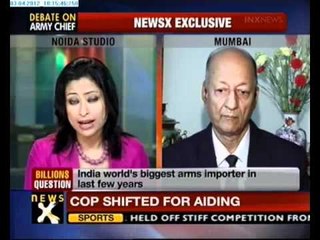 Gen Singh targeted for taking on corrupt, says former Admiral Vishnu -NewsX