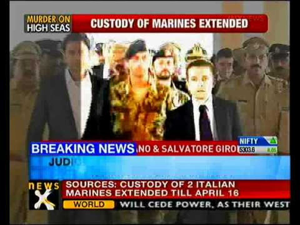 Remand of Italian marines extended - NewsX