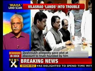 CAG charges Vilasrao Deshmukh in land scam-NewsX