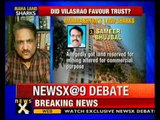 NewsX@9: Vilasrao Deshmukh in fresh land row - NewsX