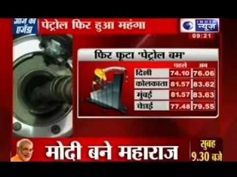 Aaj ka agenda: Petrol Price Hike - 7th this year, hiked by 1.63 Rupees per litre