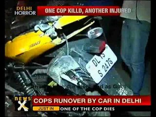 Speeding Mercedes kills cop in Delhi - NewsX
